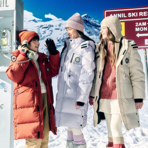 安奈儿童装男童女童长款羽绒服冬新款户外保暖防风加厚宽松