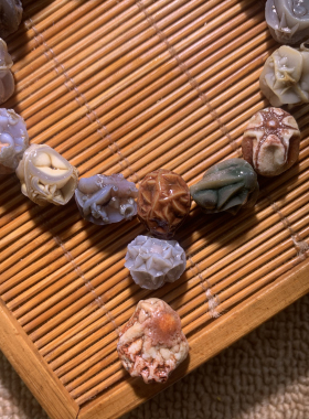 精品粗纹筋脉对孔尺寸1.4左右，纹路立体感超强，色泽高雅