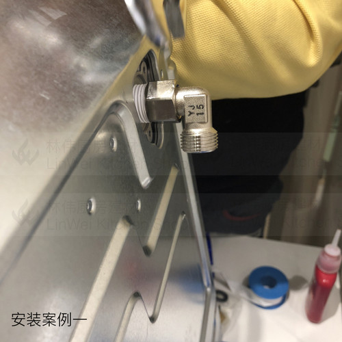 KSK日本光阳进口L型4分外丝万象直角弯头进口燃气灶专用锥形R1/2 - 图1