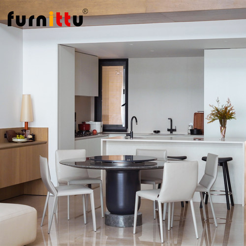 furnittu创意设计师家具北欧艺术小户型样板间COLOS大理石餐桌 - 图0