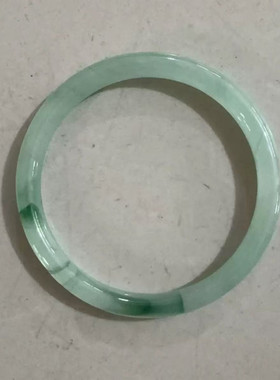 非金属玻璃手镯 气质高级感不知春手镯绿色简约时尚百搭冷淡风