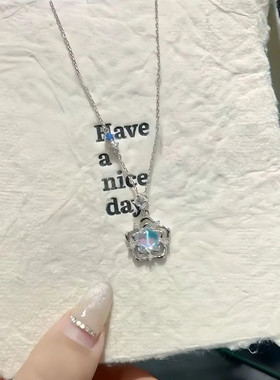 合金项链 海洋之心项链2026新款浪漫复古清新质感锁骨链高级感