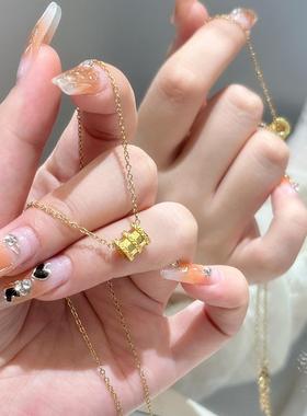 合金项链 金色项链气质轻奢时尚小众百搭ins灵动法式时髦氛围感