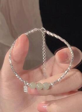 合金手链 2026新款轻奢小众精致简约手链素款气质时尚百搭手工