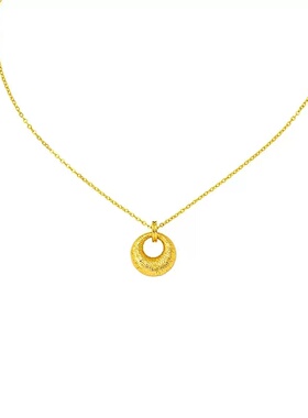 合金项链 简约风项链气质素款慵懒洋气百搭小众金色轻奢设计感