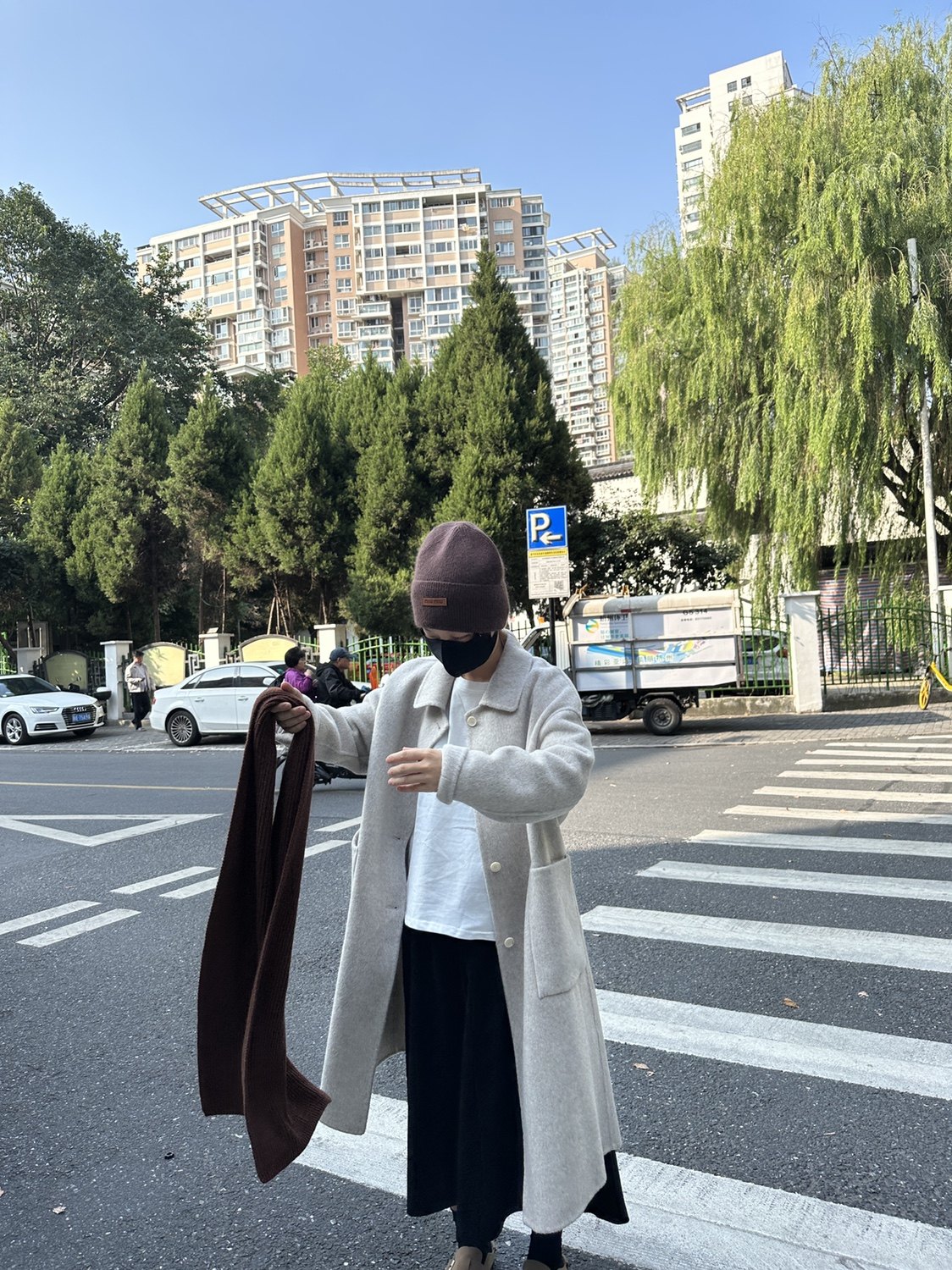 双面呢流行呢大衣气质宽松韩版加厚时尚中长款过膝秋冬季大衣外套,淘宝优惠券,粉丝福利购,淘宝优惠卷