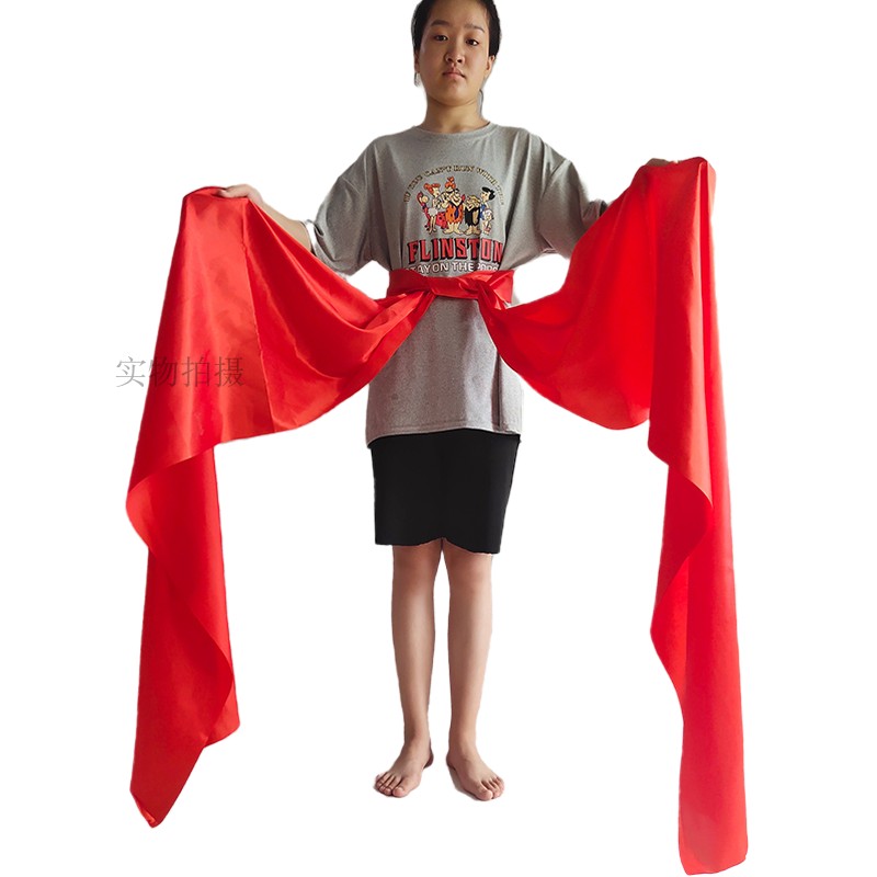 包邮秧歌红绸带加厚舞蹈绸子亮面绸缎长彩带年会红色黄绿腰鼓腰带,淘宝优惠券,粉丝福利购,淘宝优惠卷