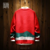 Мультяшный свитер, японская школьная юбка, трикотажная парная одежда для влюбленных