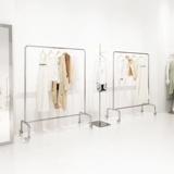 Стенд из нержавеющей стали, вешалка подходит для мужчин и женщин