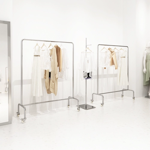 Стенд из нержавеющей стали, вешалка подходит для мужчин и женщин