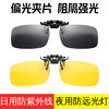 Myopia polarized sunglasses clip man driving fishing