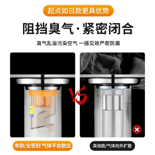 Ceciliat Stinky Internal Core Core туалет туалетный туалет анти -водный трубопровод Anti -Rebound Wnhing Мгновенное покрытие покрытия крышки