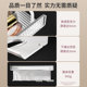 Hair dryer and toothbrush rack without punching electric mouthwash cup and brushing cup wall-mounted bathroom wall-mounted shelf