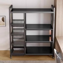 Kitchen shelving floor multilayer home vegetable storage rack multifunction debris shelf close to wall zero food storage shelf