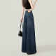 175 ຮຸ່ນຍາວ 175 ວ່າງ velvet bell bottoms wide leg jeans ສໍາລັບແມ່ຍິງ 2025 ຮູບແບບໃຫມ່ lazy floor mopping pants