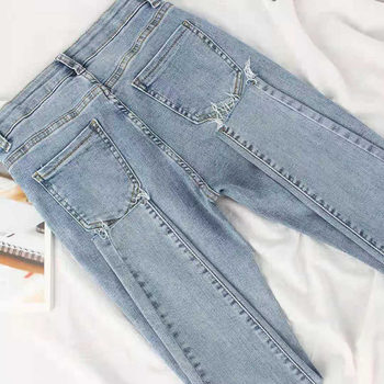 2023 New High Waist Skinny Jeans Women's Slim Fit Small Leg Pants Tall Extra Long 175 Pencil Pants