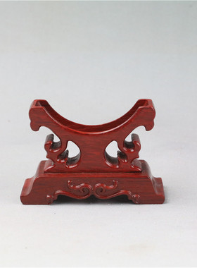 平安扣翡翠金镯子中国风展示架
