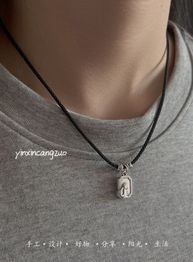 吉祥物纯银项链男女节日礼物