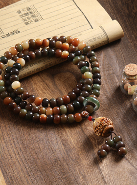 敦煌问天菩提手串108颗佛珠手链项链男女文玩菩提子手持盘玩念珠