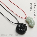 Плетеная подвеска, ожерелье из шнура, защитный амулет, пряжка, ремешок, изумрудное кольцо подходит для мужчин и женщин