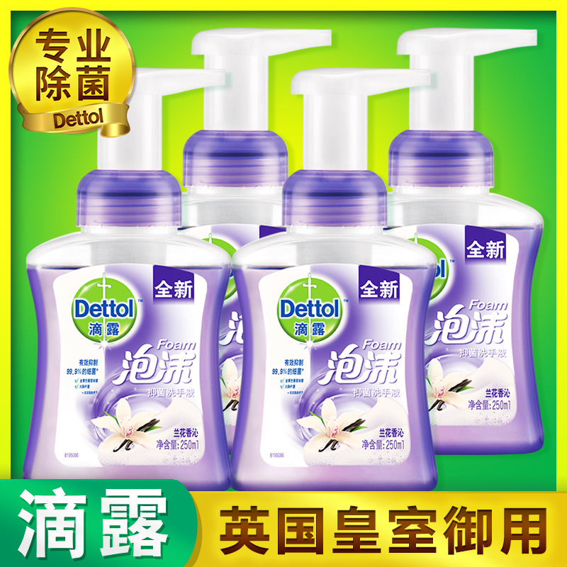 滴露泡沫洗手液 清香型兒童寶寶殺菌抑菌包郵家用量販裝