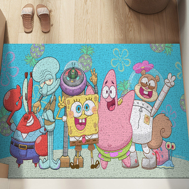 可爱卡通入户丝圈地垫耐磨玄关大门垫刮泥蹭土脚垫可裁剪地垫,淘宝优惠券,粉丝福利购,淘宝优惠卷