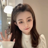 Челка, заколка для волос, заколка-крабик, аксессуар для волос, 2 шт