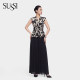 Antique 26 new summer style shopping mall ຄໍ V ບ່າກວ້າງ sleeveless top ມີຮູບແບບດຽວກັນ niche ຜູ້ອອກແບບ