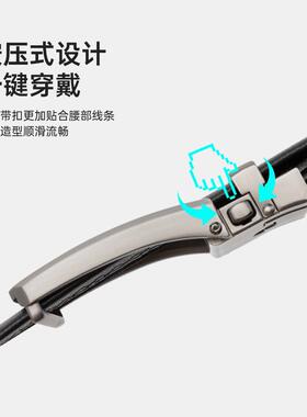 奥康潮牌高档2025新款休闲皮带