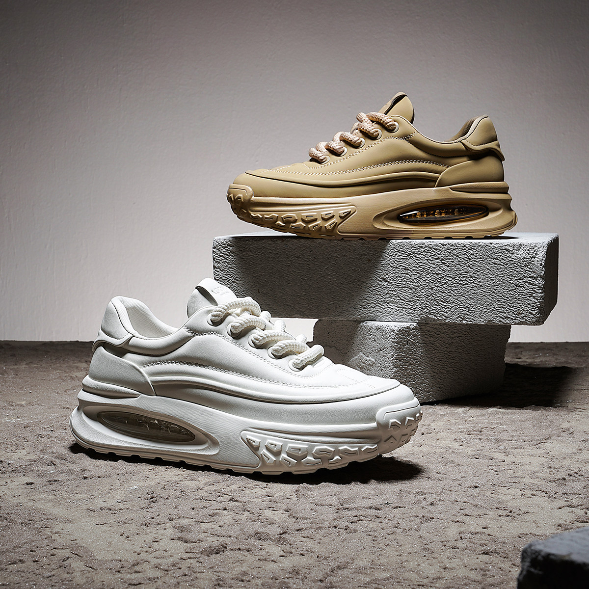 【门店发货】Aokang奥康秋季新款时尚休闲鞋男百搭气垫运动鞋,淘宝优惠券,粉丝福利购,淘宝优惠卷