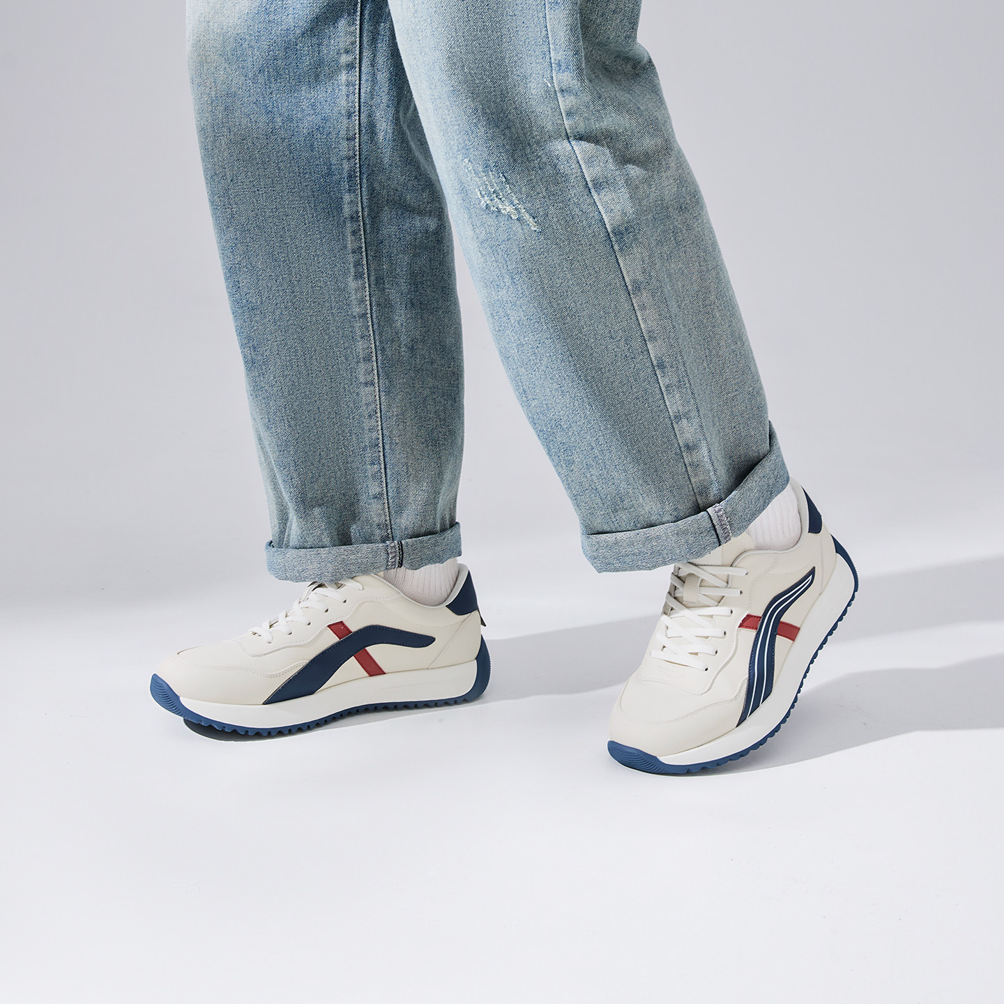 奥康 男鞋2026春季新款德训鞋时尚休闲平底防滑耐磨阿甘门店发货,淘宝优惠券,粉丝福利购,淘宝优惠卷