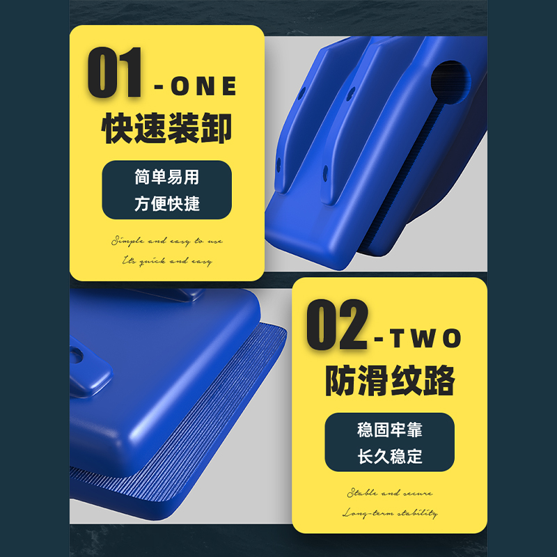 矶钓筏钓水桶支架矶竿筏竿支架夹鱼桶支架架杆器钓鱼桥钓快卡便携-图2