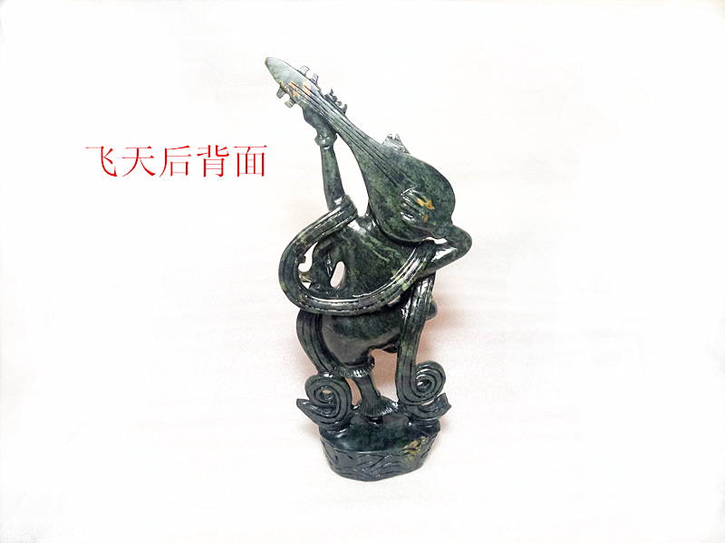 嘉峪关特产 祁连墨玉 人物武山鸳鸯玉夜光杯 敦煌纪念品飞天摆件 嘉峪关特产 祁连墨玉 人物武山鸳鸯玉夜光杯 敦煌纪念品飞天摆件