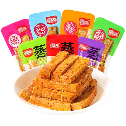 豆多奇蒸豆干独立小包装散装称重麻辣休闲食品零食小吃豆腐干 - 图3