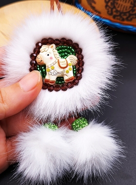 宝宝款太阳花内蒙古非遗手工项链