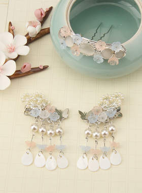 diy发簪汉服古典树脂花