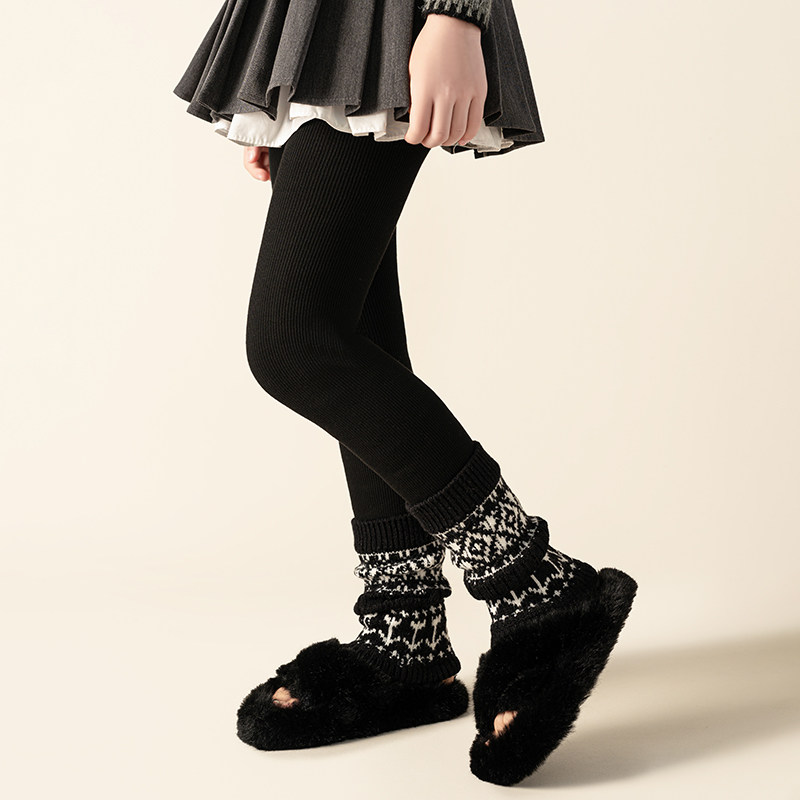 女童打底裤加绒加厚秋冬九分裤袜中大童外穿长裤童裤不连脚一体绒,淘宝优惠券,粉丝福利购,淘宝优惠卷