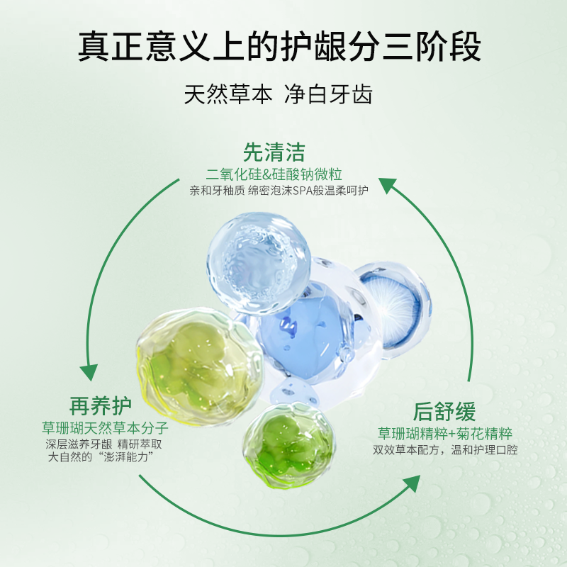 草珊瑚牙膏官方旗舰店正品清新口气家庭装无氟草本萃护龈清火国产