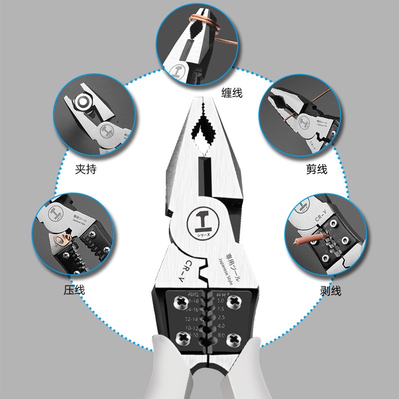 【不买后悔系列】绿林电工专用多功能钢丝钳五金工具大全 - 图2