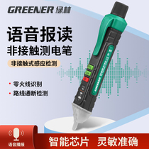 Green Forest Electric Pen Electrician Special Test Break Test Electric Pen Multifunction Test Pen Inductive Voice Enrolment Test Electric Pen