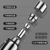 Портативный стакан из нержавеющей стали подходит для мужчин и женщин, вместительный и большой чайник, чай, 1500 мл