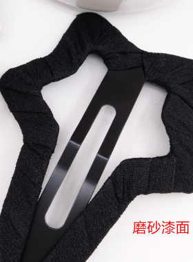 星星头饰黑色包布子边bb夹刘海