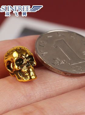 双飞翼男足金转运珠3D硬金烤漆