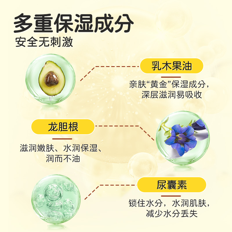 朋禾乳木果儿童身体乳保湿滋润新生婴幼儿保湿霜全身可用秋冬面霜