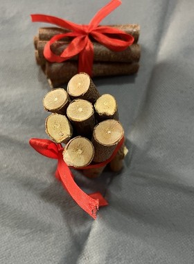 正宗天然桃树枝7cm东南桃挂件成人婴儿护身符驱辟树枝宝宝新生邪