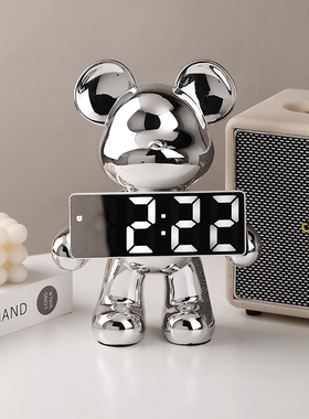 暴力熊客厅摆件电子轻奢