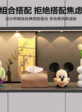 入户玄关钥匙收纳盒摆件门口鞋柜客厅装饰品置物架桌面抽屉整理盒