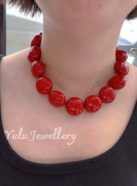 母贝珍珠超大欧美范项链