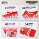 Raja boxing and sparring ankle knitted instep socks