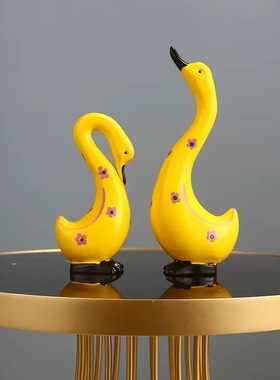 跨境创意北欧三只鸭子套装摆件